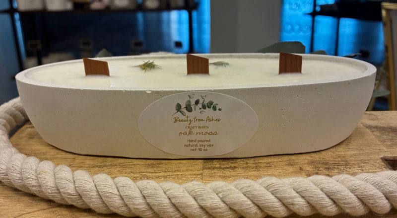 10 oz Canoe, Oak Moss, White