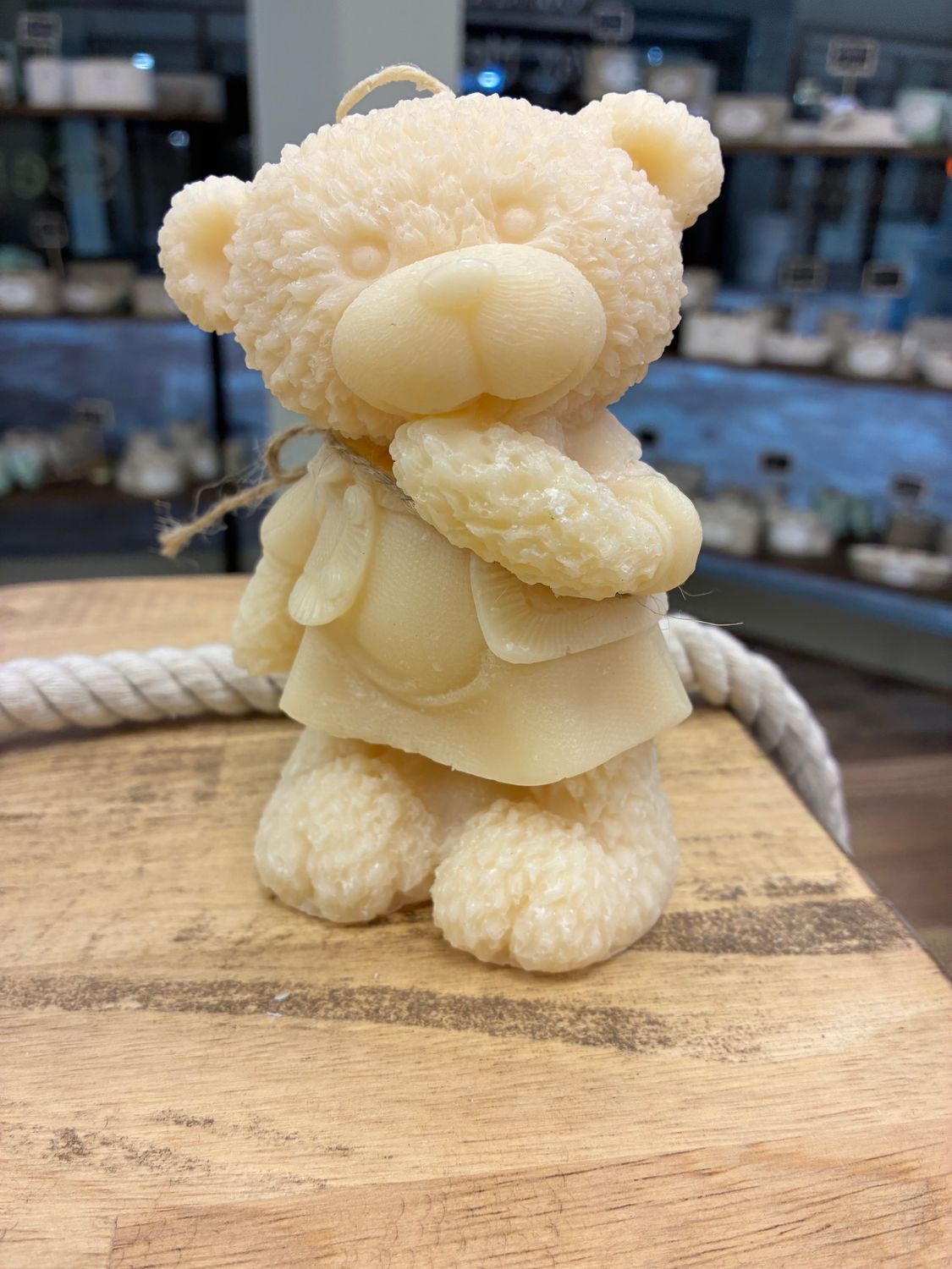 Mama Bear Flannel, Cream