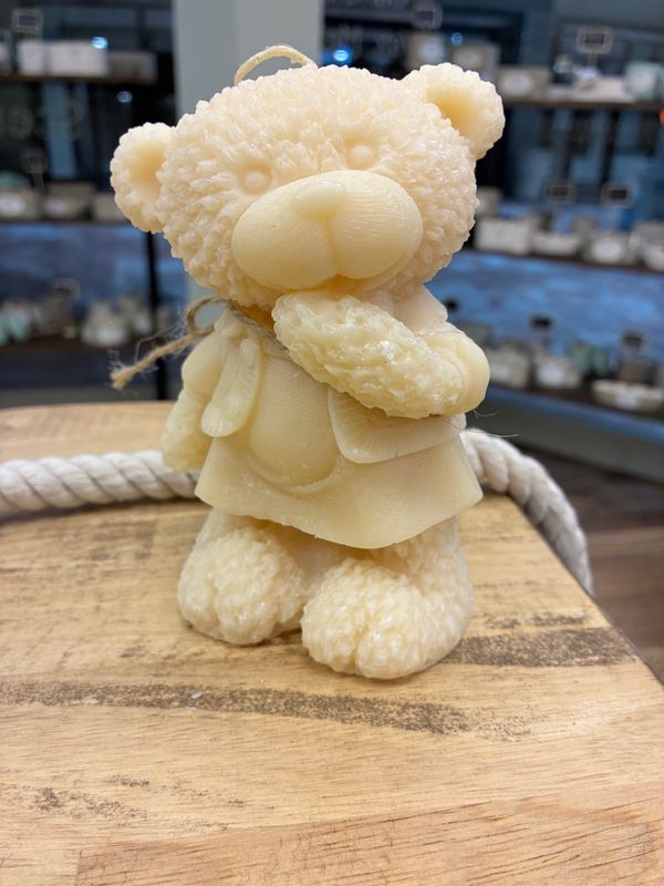 Mama Bear Flannel, Cream