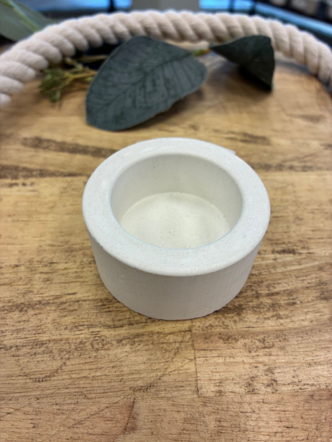 Tealight Single Holder White