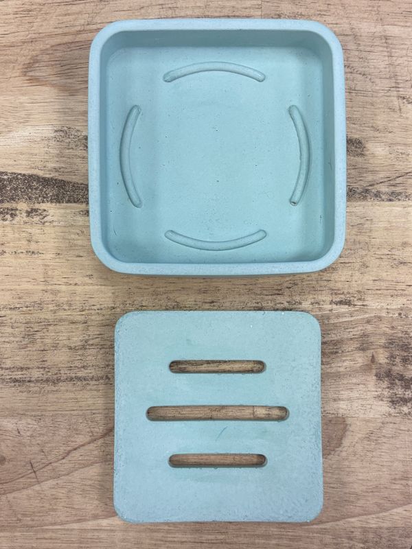 Soap Dish W/Removable Drain Holes Mint Green