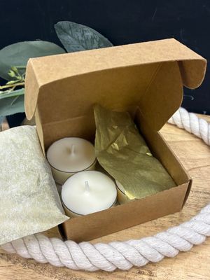 Unscented Tea Candles