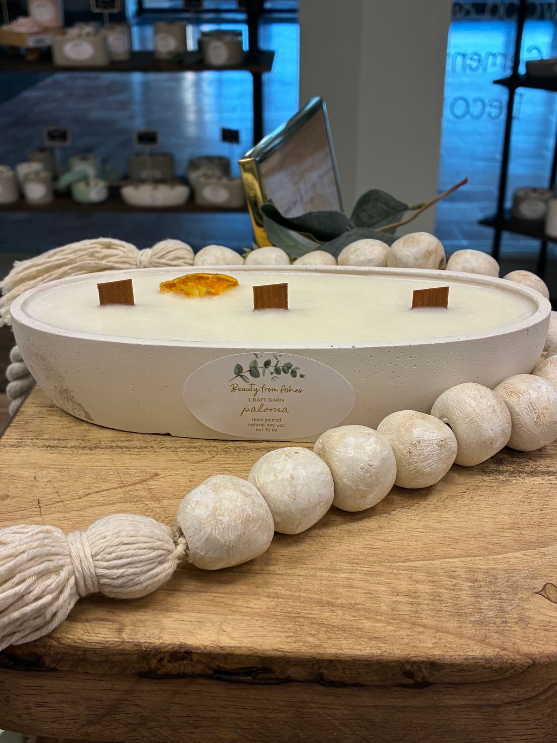 10 oz Canoe, Paloma, White