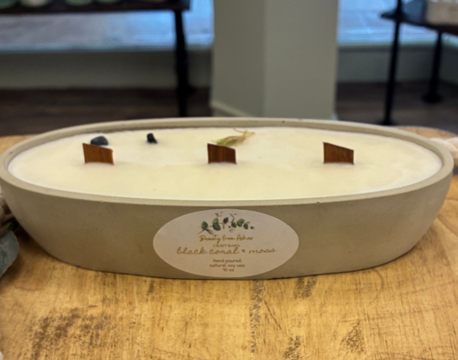 10 Oz Canoe, Black Coral & Moss , Gray