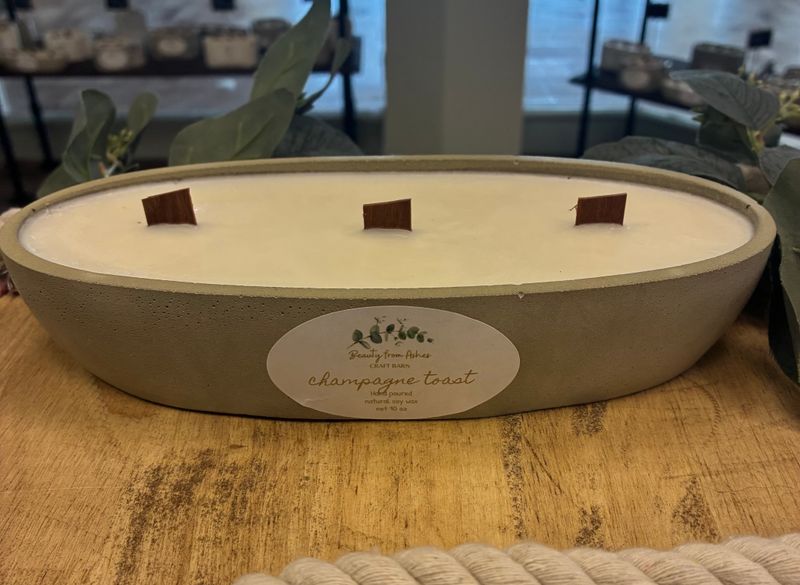 10 Oz Canoe, Champagne Toast, Gray