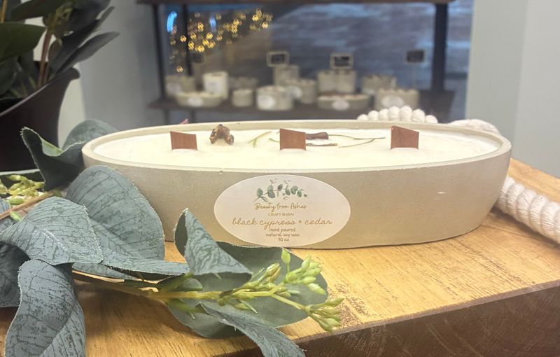 10 Oz Canoe , Black Cypress & Cedar, Gray