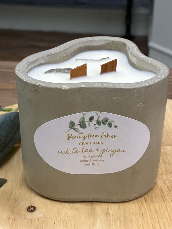 14 oz Wasabi, White Tea & Ginger, Gray