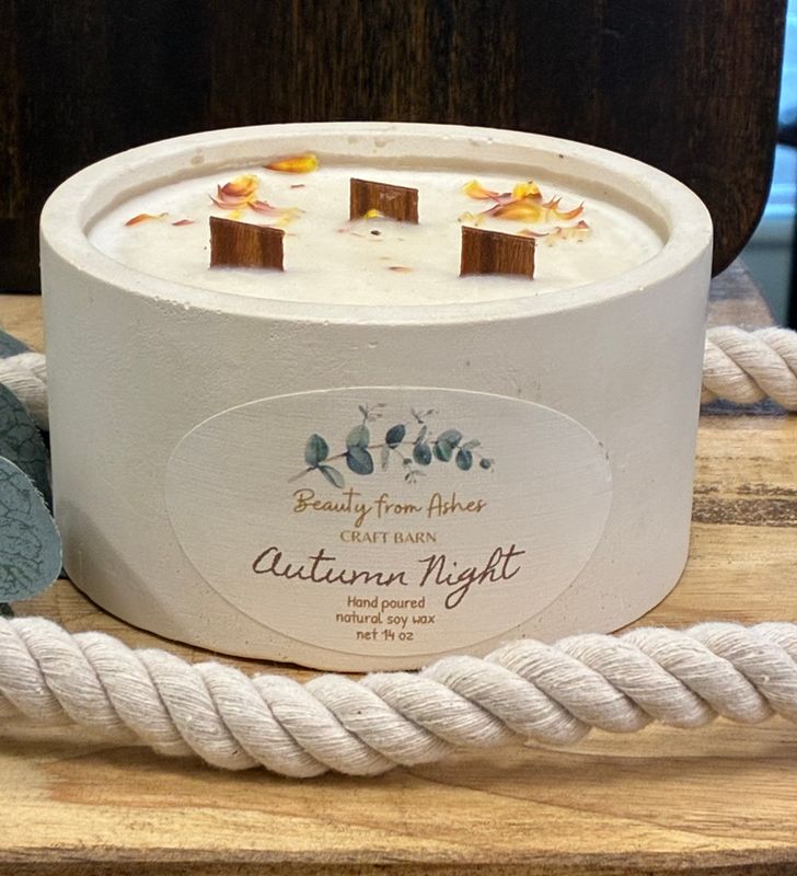 14oz Round (NMH), Autumn Night,  White
