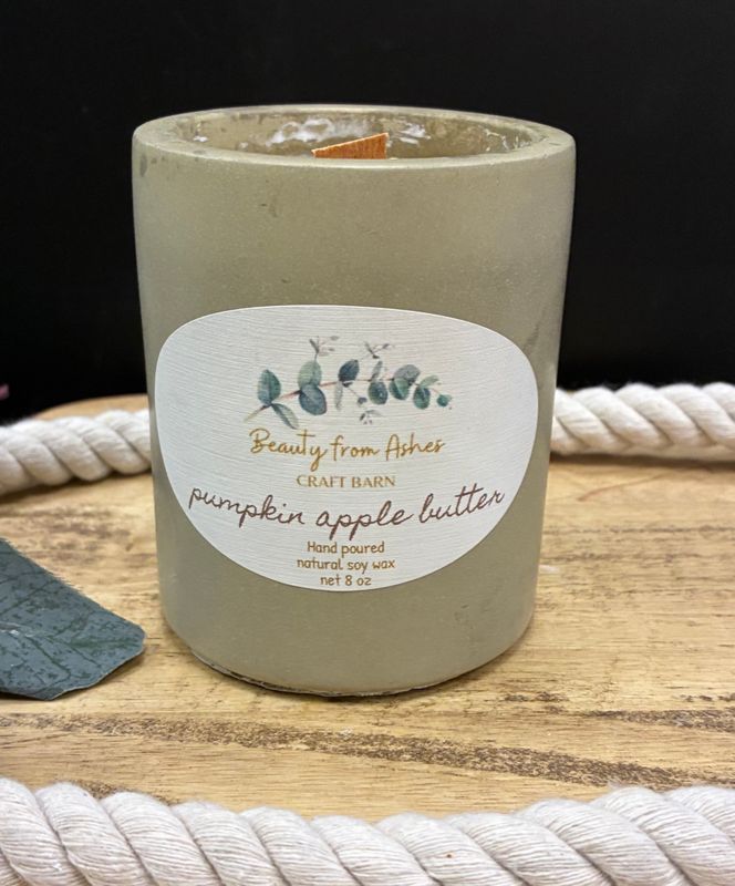 08 oz Round, Pumpkin Apple Butter, Gray