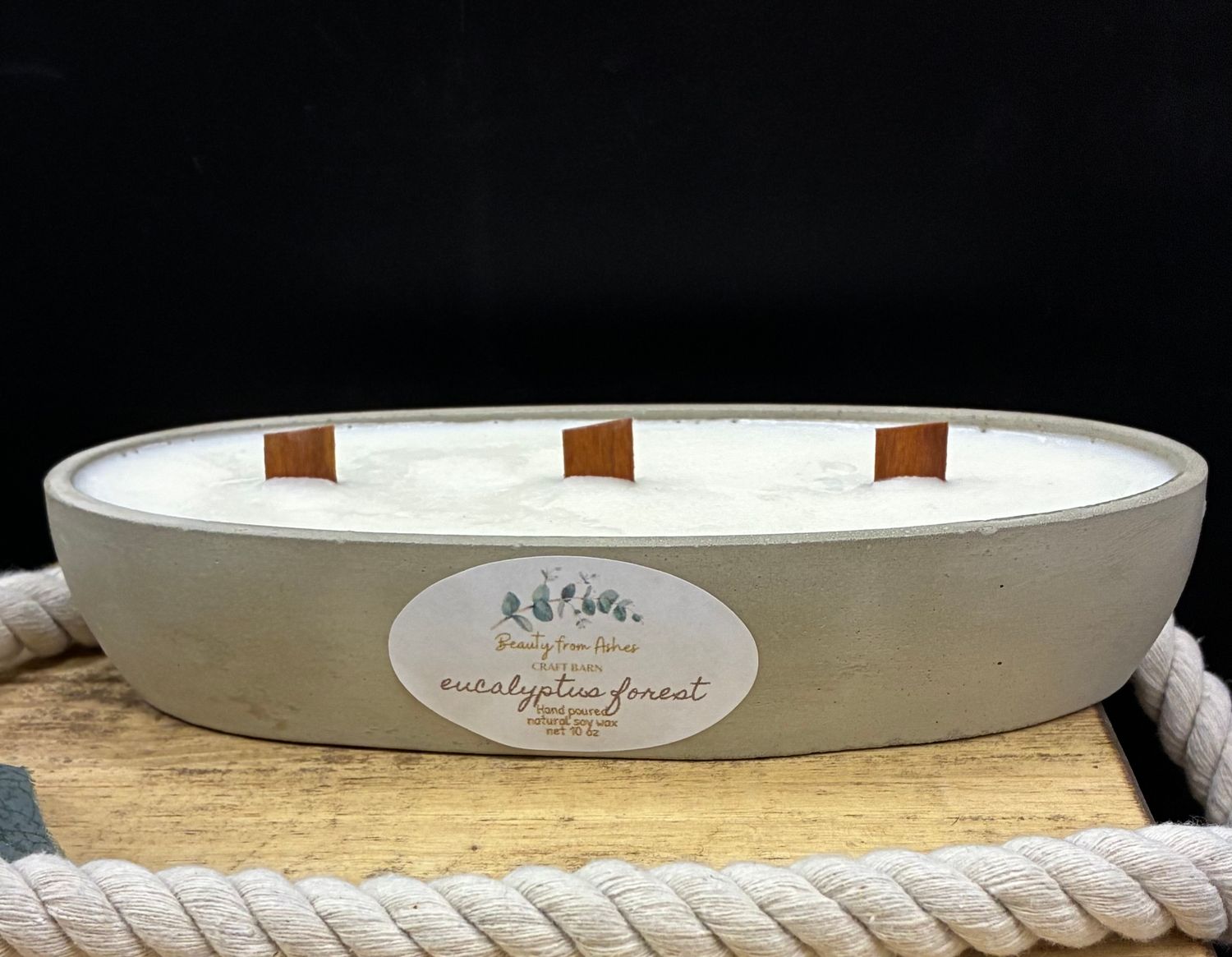 10 oz Canoe, Eucalyptus Forest, Gray