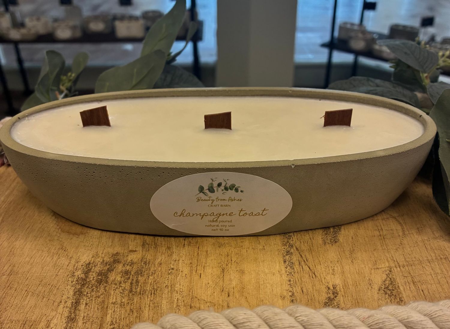 10 oz Canoe, Champagne Toast, Gray