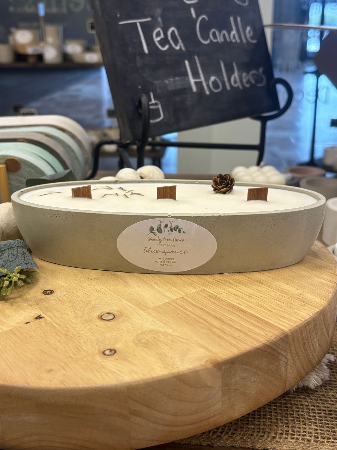 10 oz Canoe, Blue Spruce , Gray