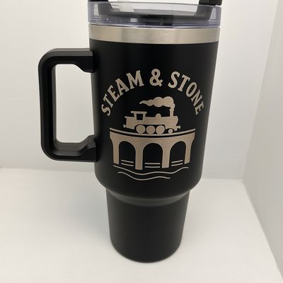1.2 Litre personalised Nitro Steam &amp; Stone engraved flask.