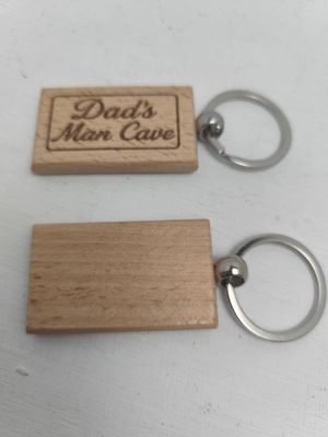 Personalised Wooden Keyring