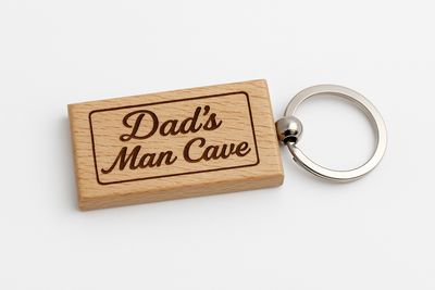 Wooden Keyring Fully Customised