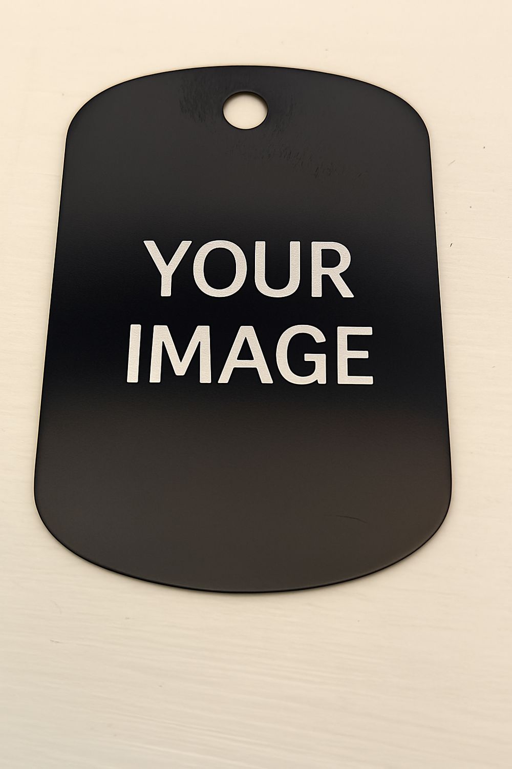 🔩 Personalised Anodized Aluminium Tag – Pet ID or Key Ring Char