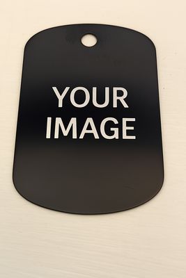 🔩 Personalised Anodized Aluminium Tag – Pet ID or Key Ring Char