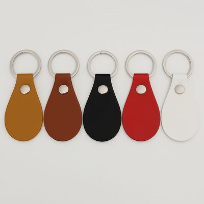 🔑 Personalised Leather Keyring – Available in 5 Colour