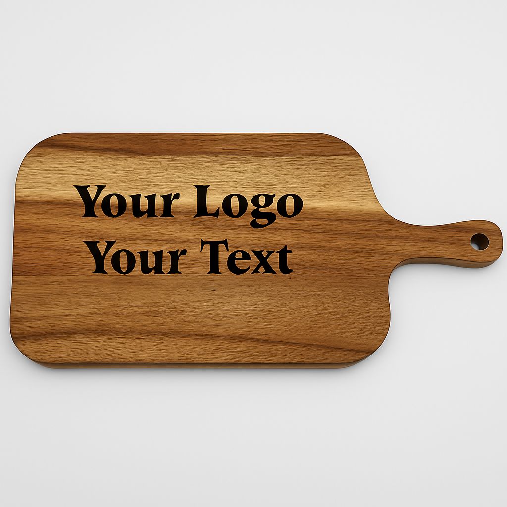 🪵Chopping Board customised – Personalised with Your Text or logo.