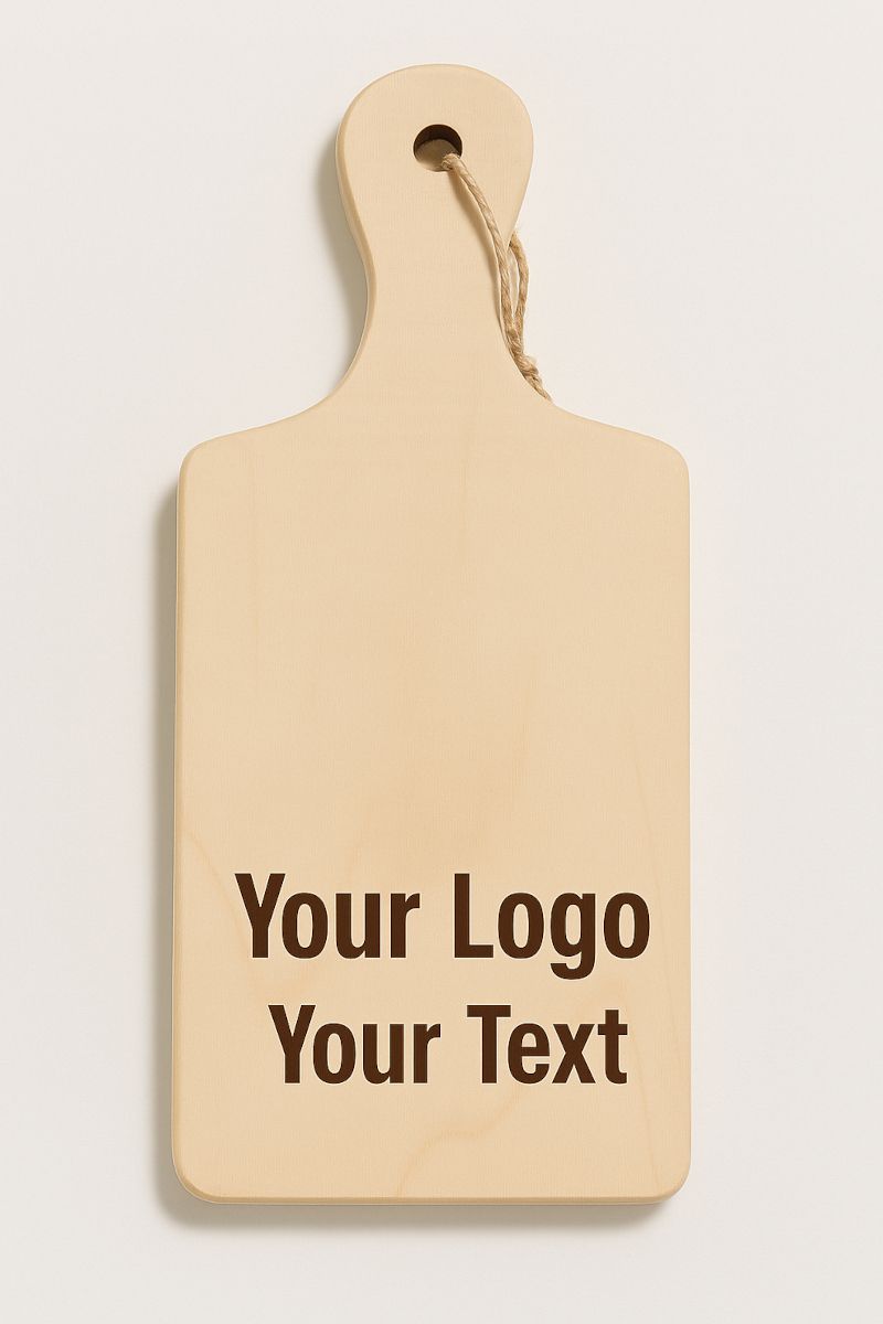 🪵 Personalised Wooden Hanging Sign – Upload Your Photo / Logo &amp; Text