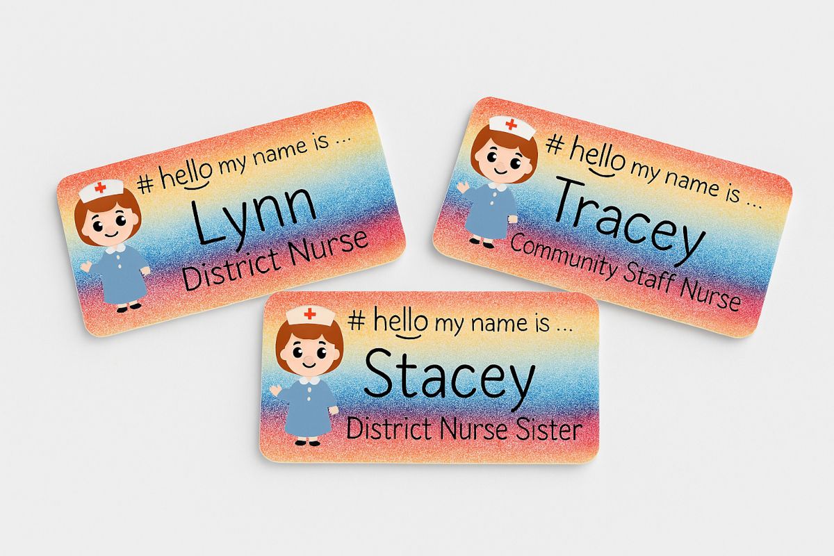 🔩 Personalised Acrylic Badge - Your Style  Add logo / Text