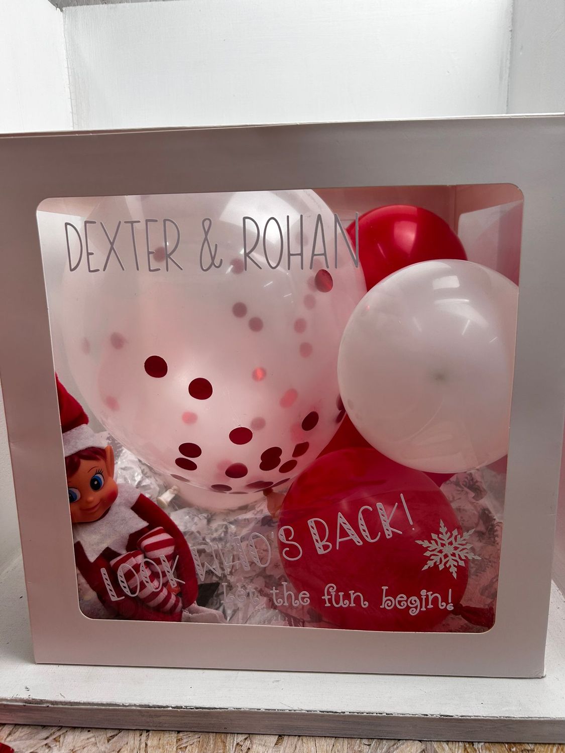 🎁 Personalised Elf on the Shelf Delivery Box – Festive Fun Starts Here - Elf Not Included