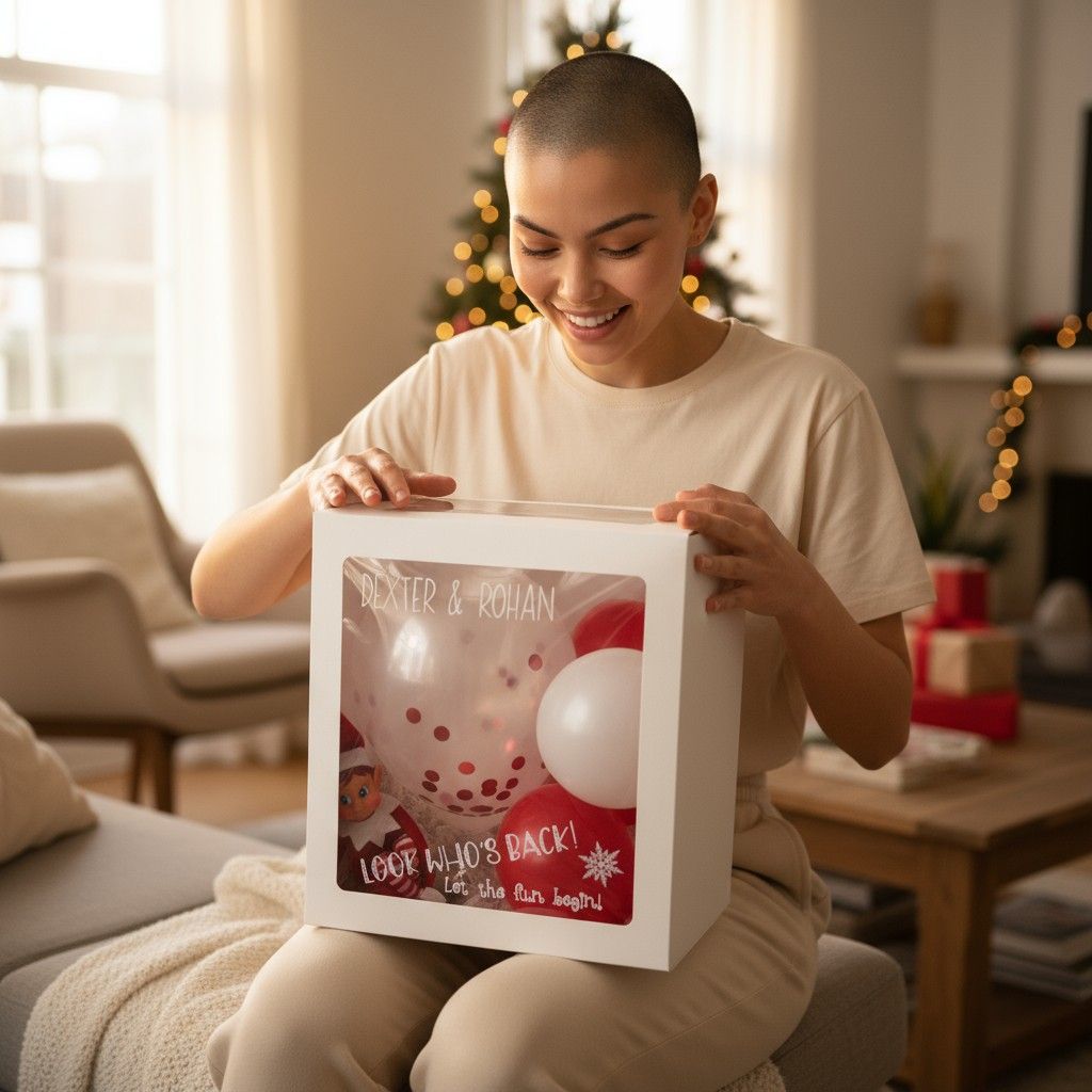 🎁 Personalised Elf on the Shelf Delivery Box – Festive Fun Starts Here