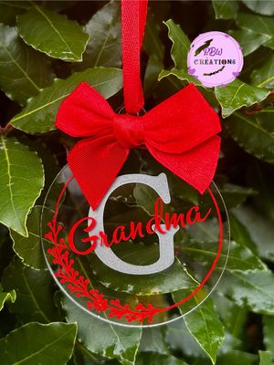 Personalised Christmas Bauble – Fully Customisable with Any Name