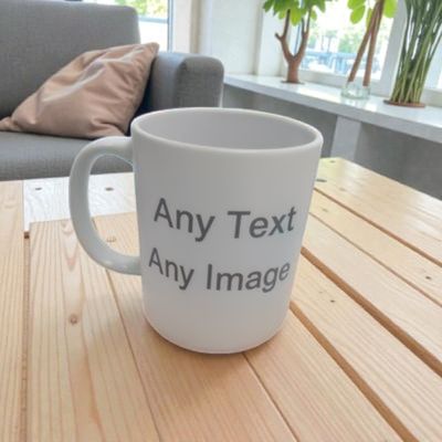 Personalised photo mug with custom image and text – Pbwcreations