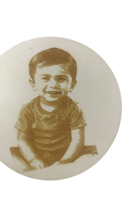 Smooth Wooden Coaster ( Upload Your Photo-Image-Text)