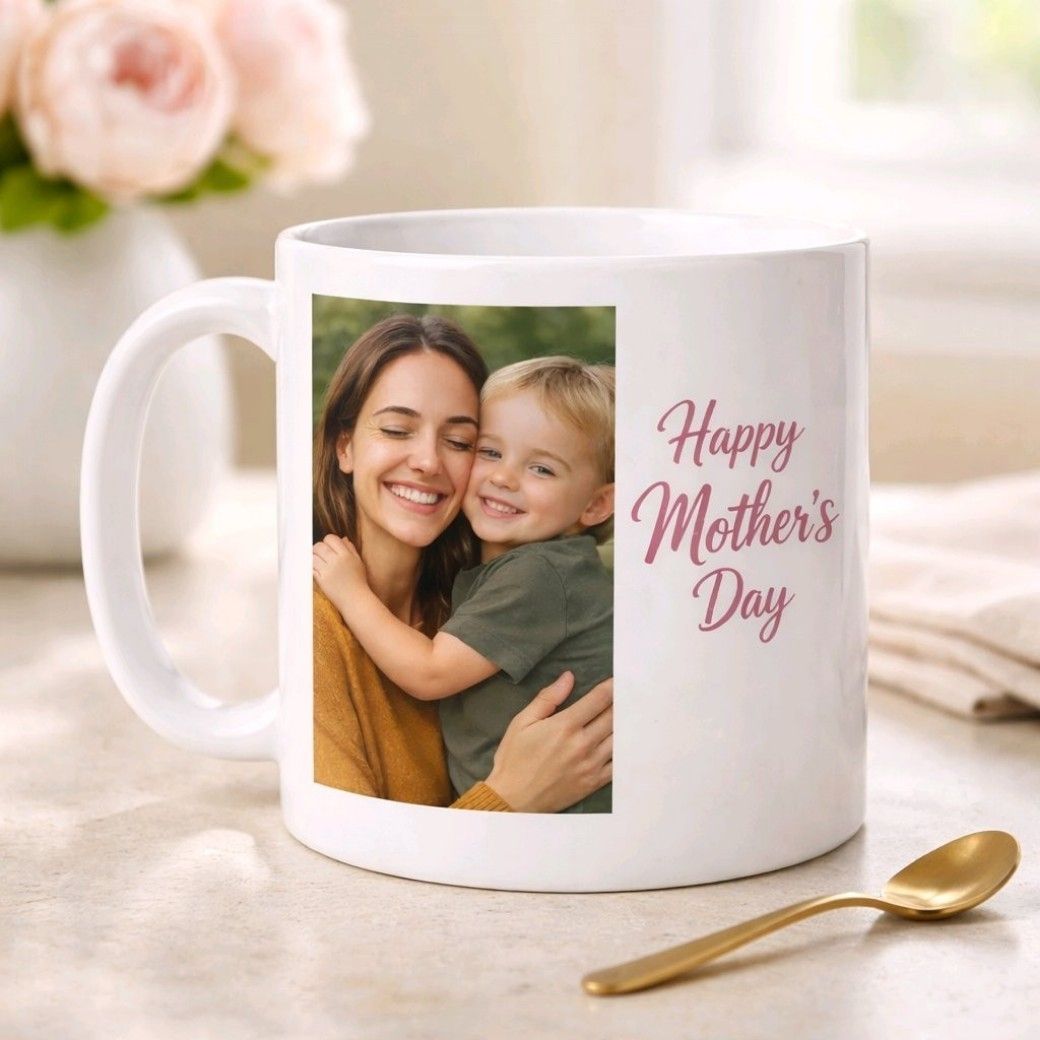 Personalised Mother's Day Mug – Custom Printed 11oz Any Image and Text