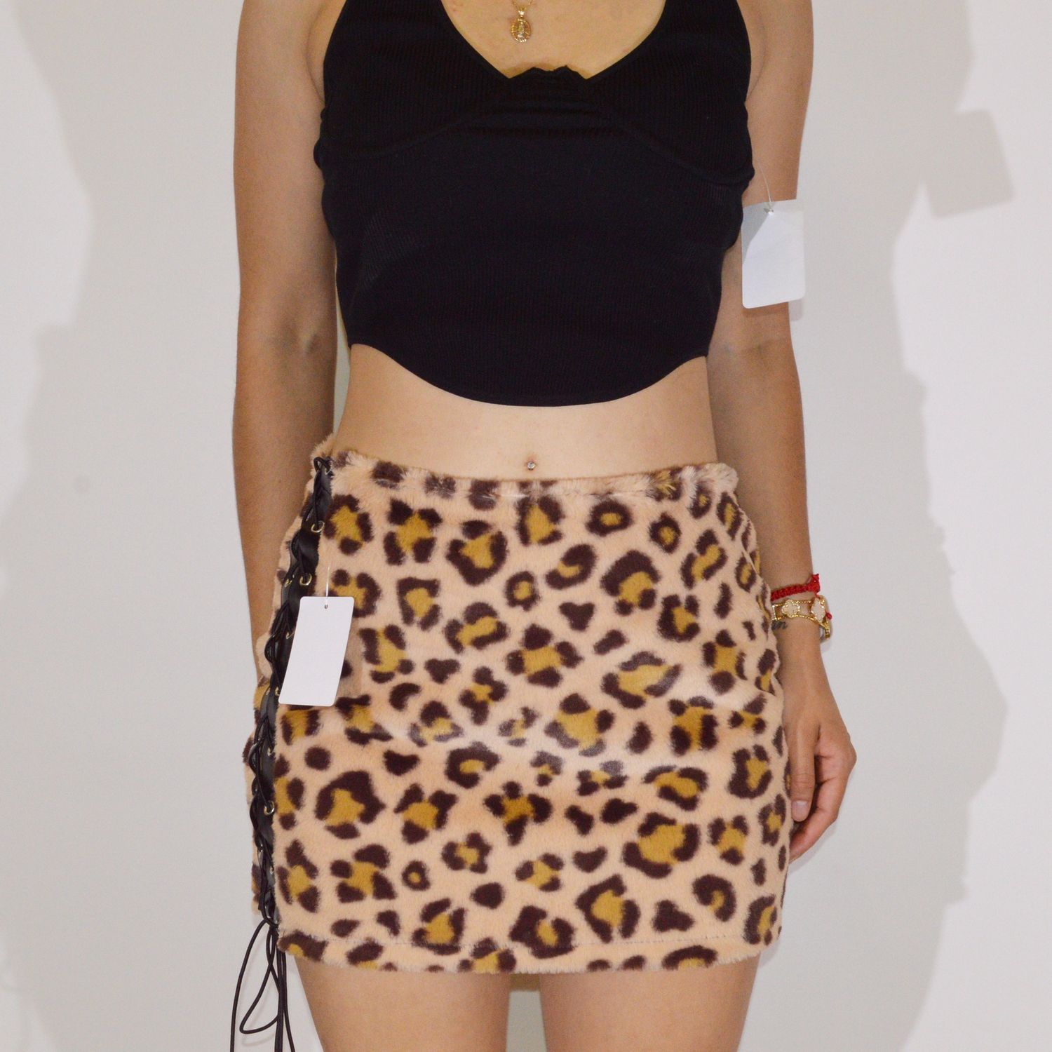 Leopard Print Mini Skirt T103AD22194