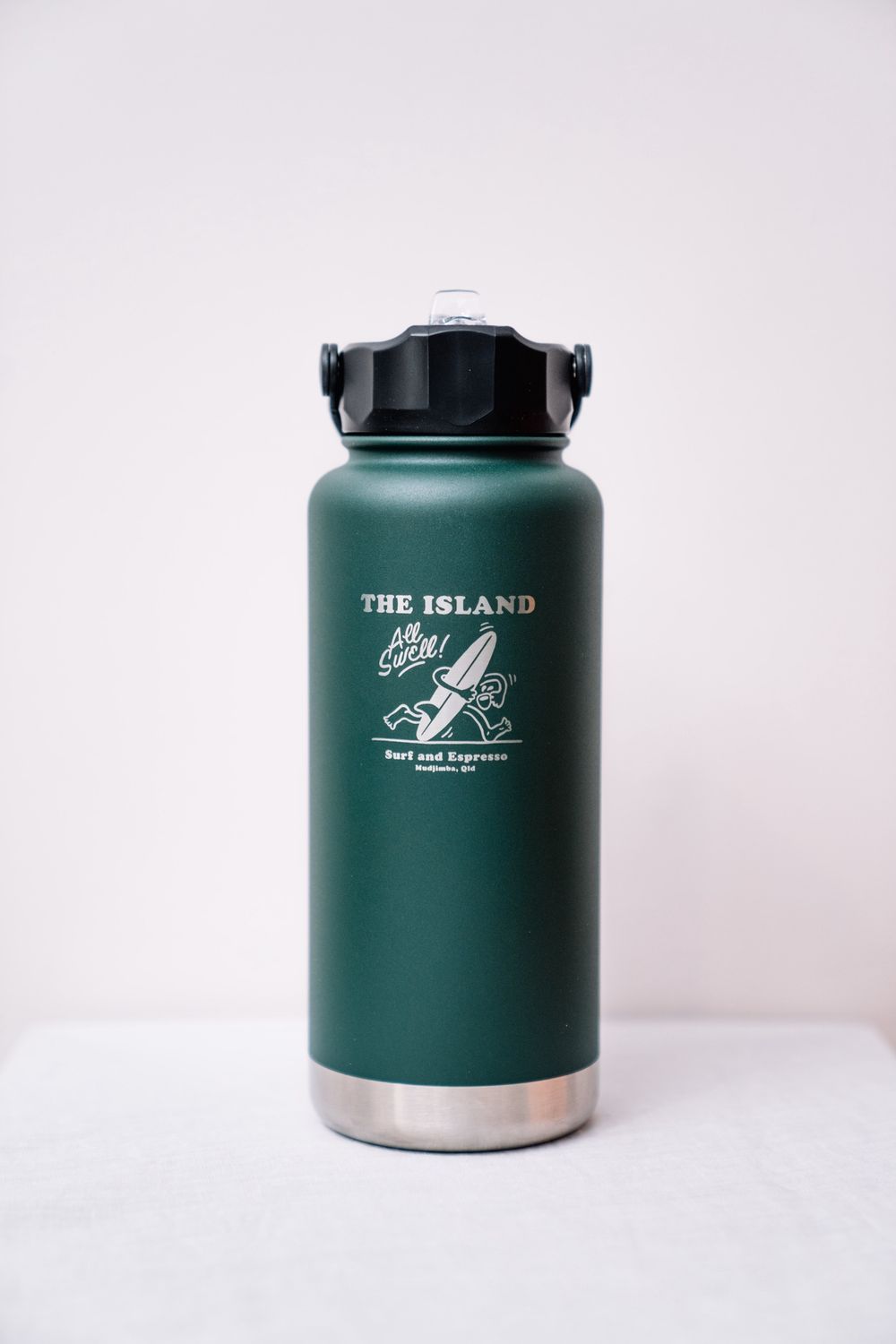 PARGO X ISLAND 950ml Insulated Sports Bottle Forest Green