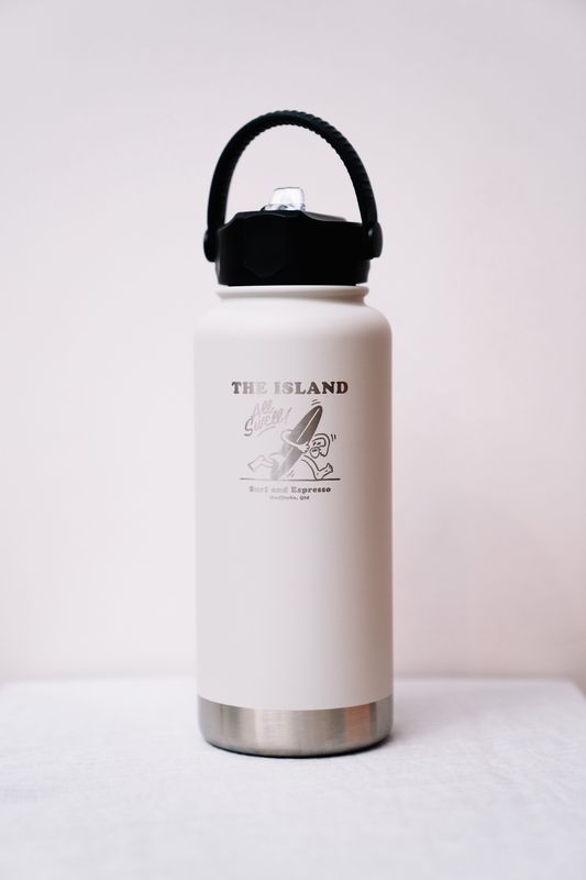 PARGO X ISLAND 950ml Insulated Sports Bottle Bone White