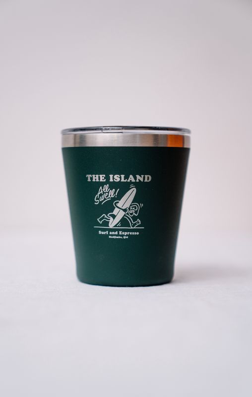 PARGO X ISLAND Insulated Coffee Cup Forest Green