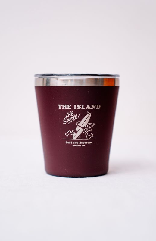 PARGO X ISLAND Insulated Coffee Cup Wild Cherry