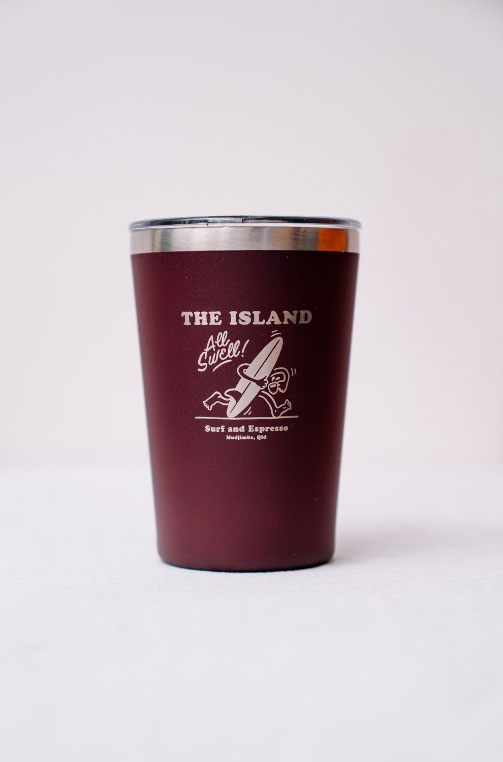 PARGO X ISLAND Insulated Coffee Cup Wild Cherry, Size: 12oz