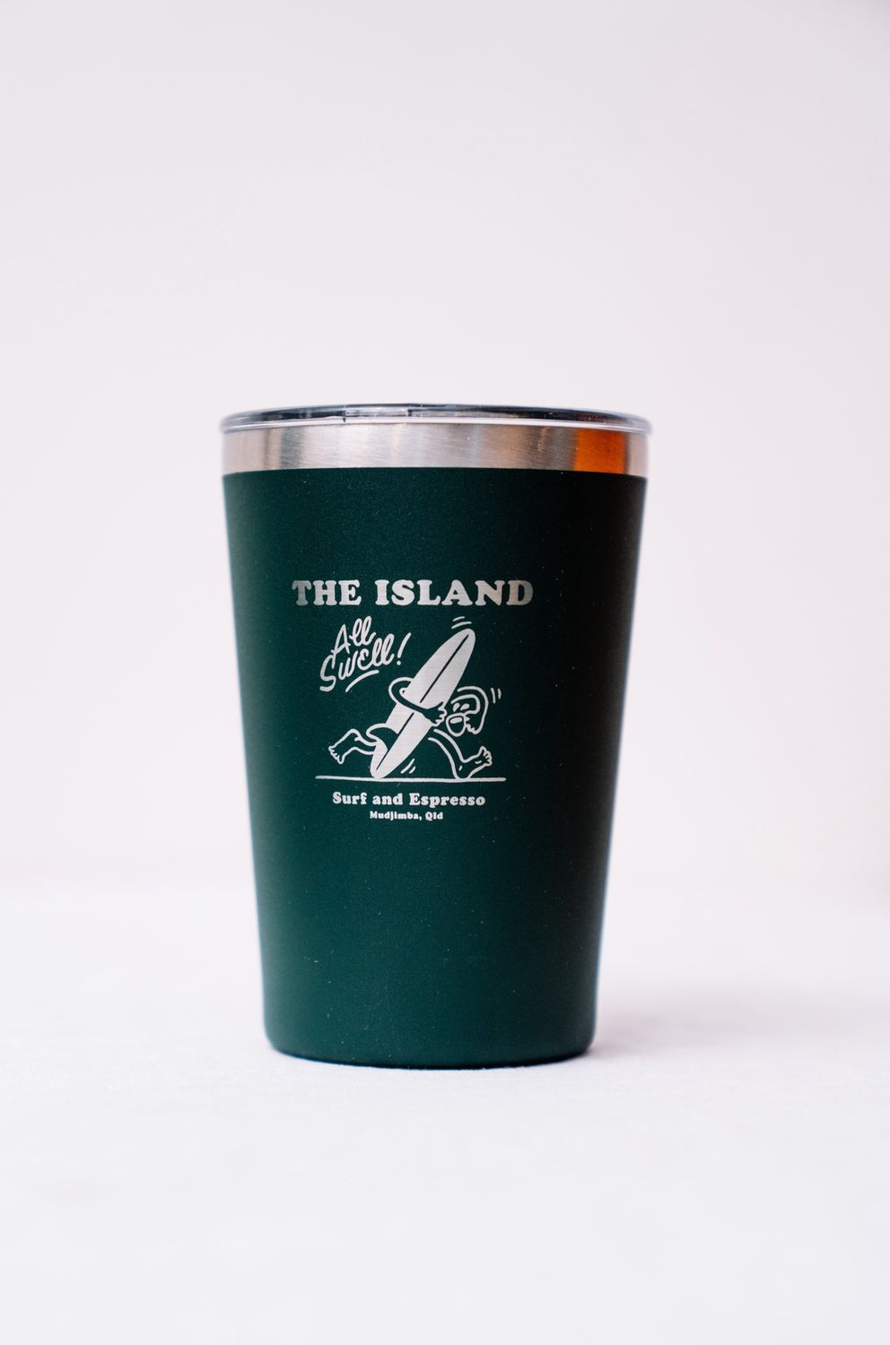 PARGO X ISLAND Insulated Coffee Cup Forest Green, Size: 12oz