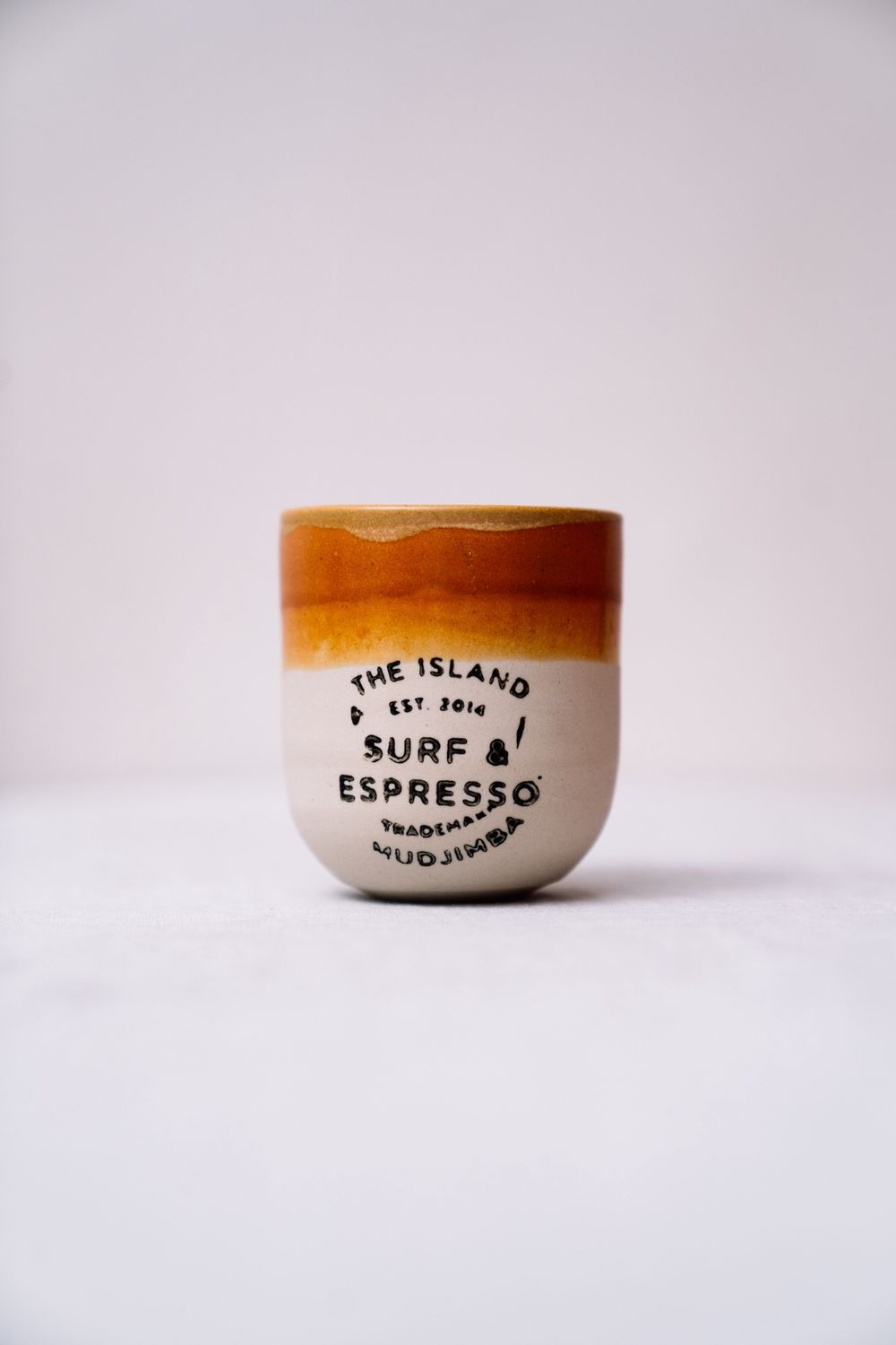 Ceramic Cups, Colour: Burnt Orange, Size: 6oz, Style: Cup