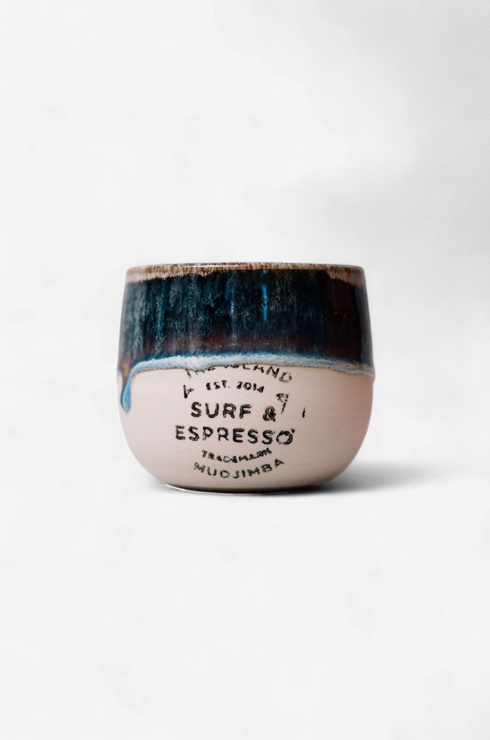 Ceramic Cup 12oz Ocean Blue