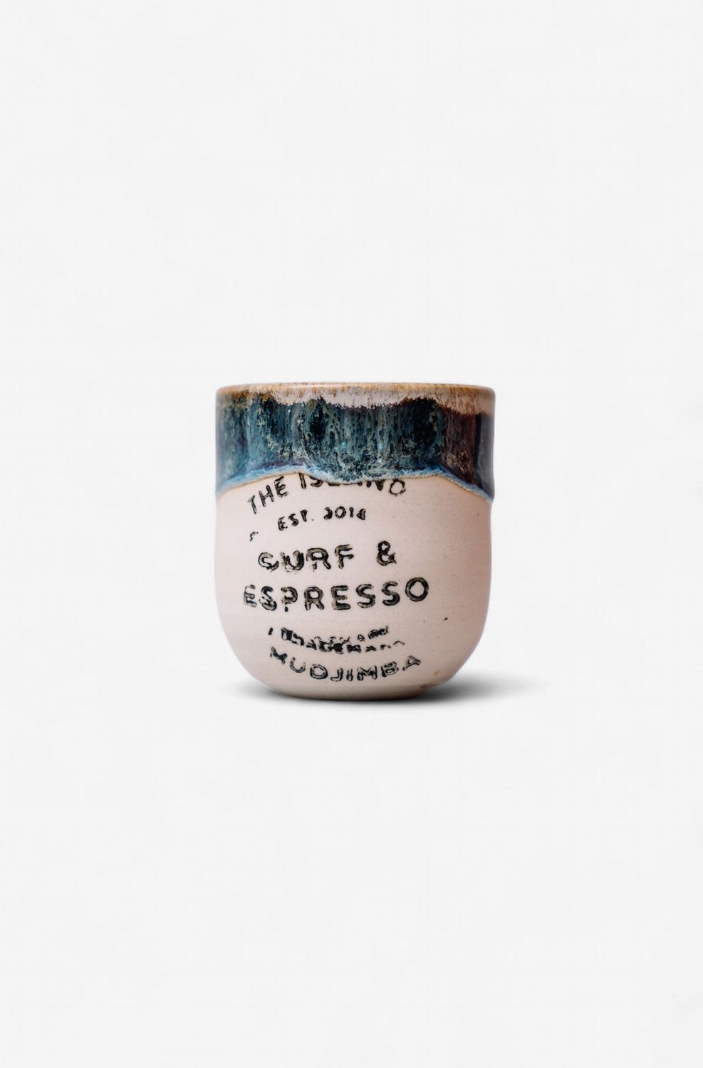 Ceramic Cups 6oz Ocean Blue