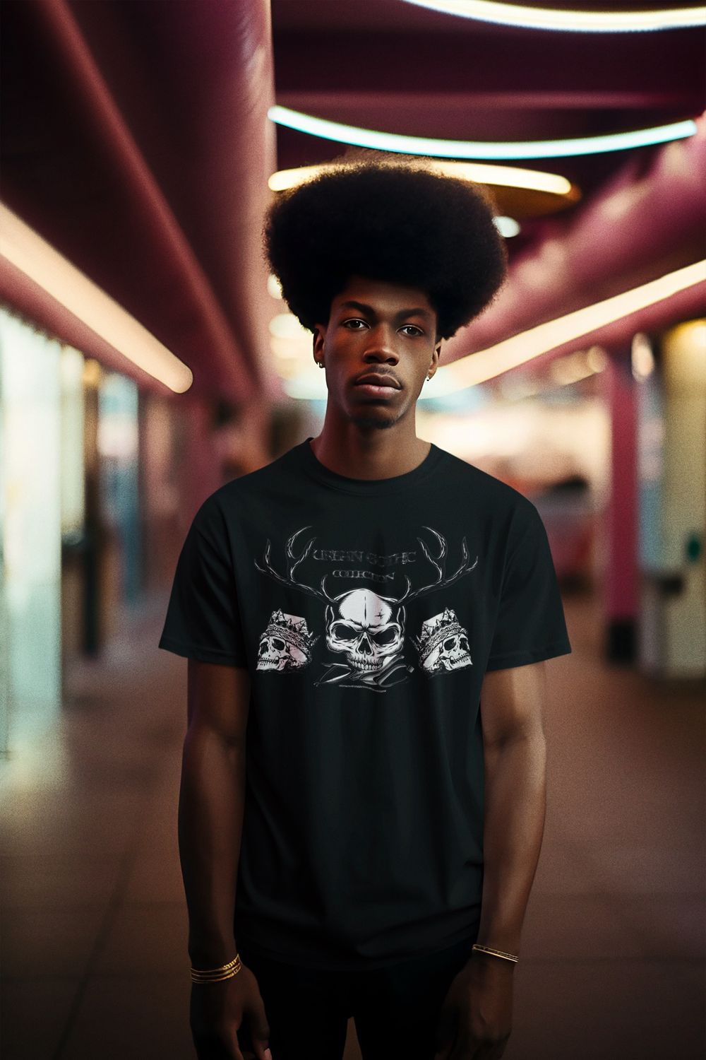 Denoclayno Urban Gothic Antler Tees