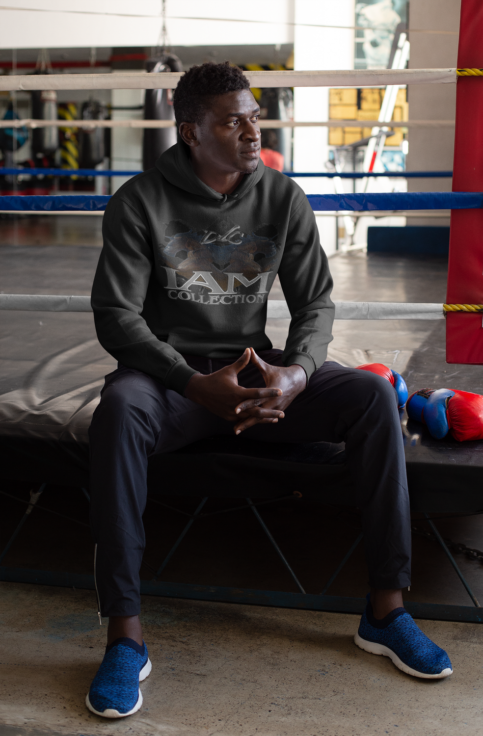 IAM Graphic Print Hoodie