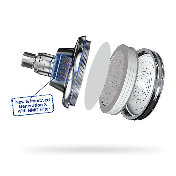 IONIC SHOWER FILTER WALL MOUNT