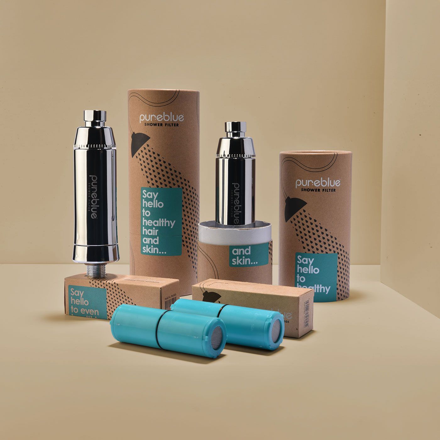 Family Pack – (2 Shower Filters and 2 Recharge Cartridges)