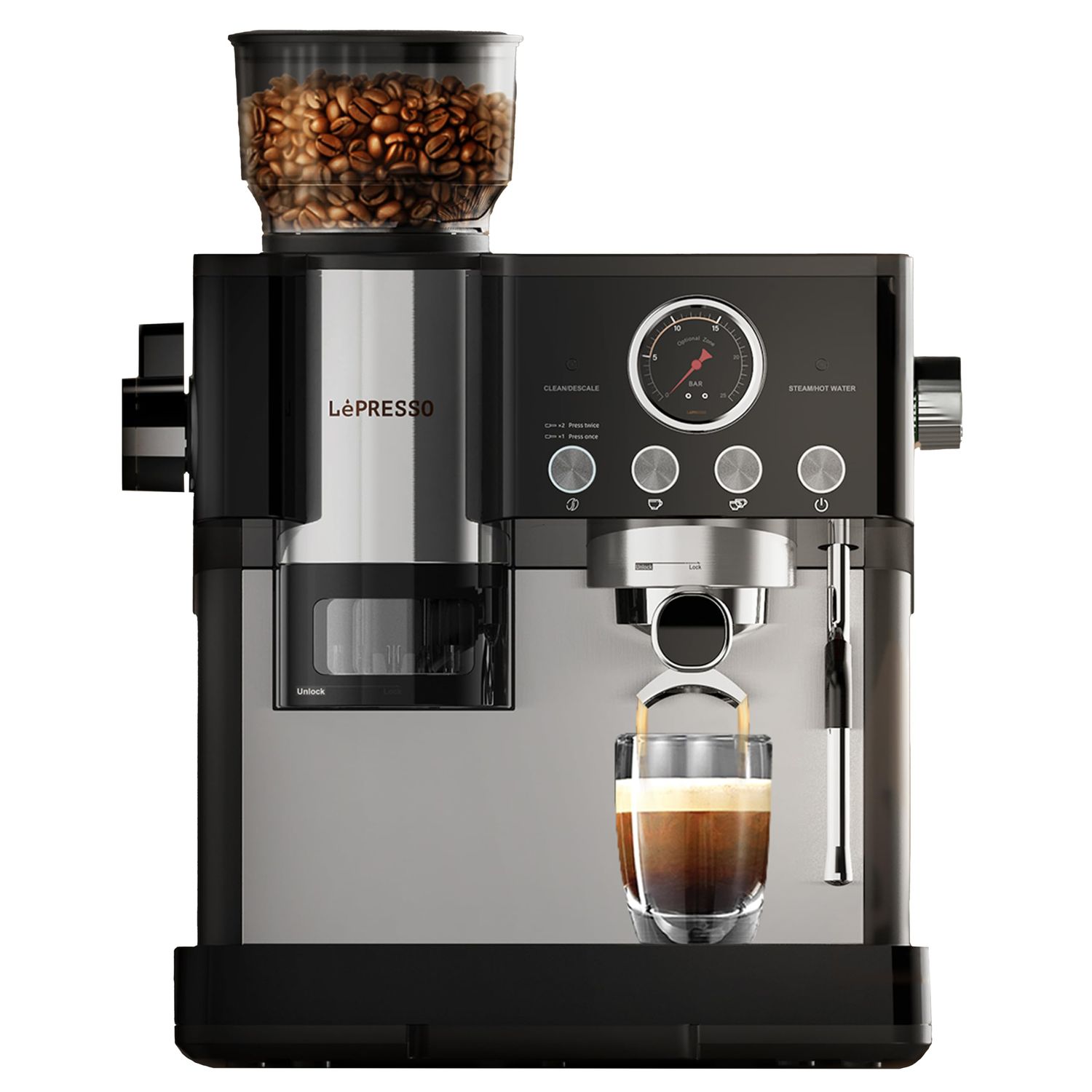 LePresso Semi-Auto Smart Tamping 58mm