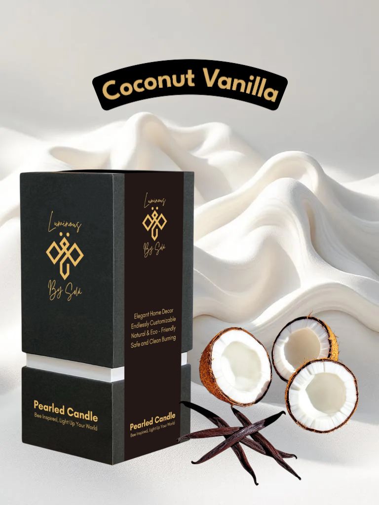 Luminous Wax Pearls - Classic White  Scented With Coconut Vanilla