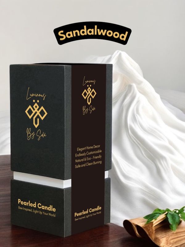 Luminous Wax Pearls - Classic White  Scented With Sandalwood