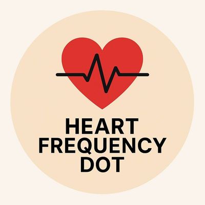 Frequenzaufkleber "Heart Frequenzy Dot"
