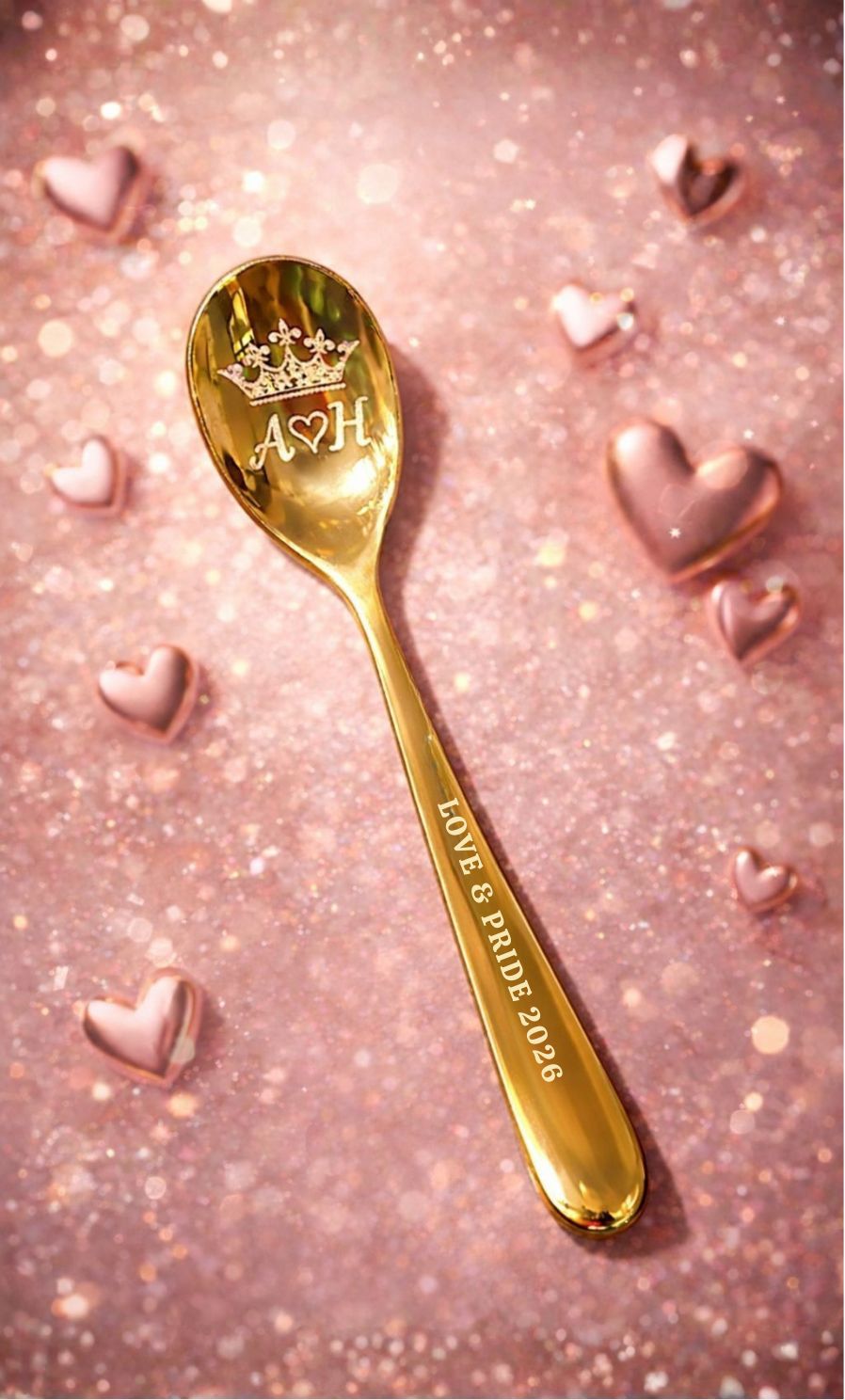 LOVE & PRIDE 2026 • Limitierter Teelöffel · Würde der Liebe